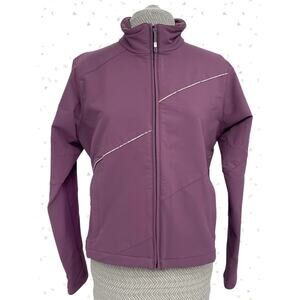Merrell Purple Softshell Jacket Full Zip Up Hiking Outdoor Coat Gorpcore Size M